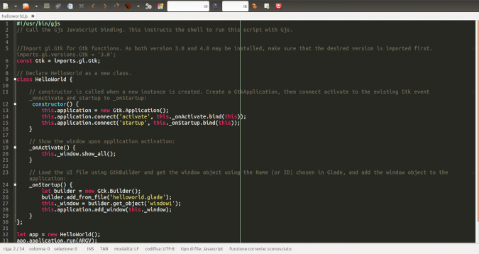 Geany screenshot 图片